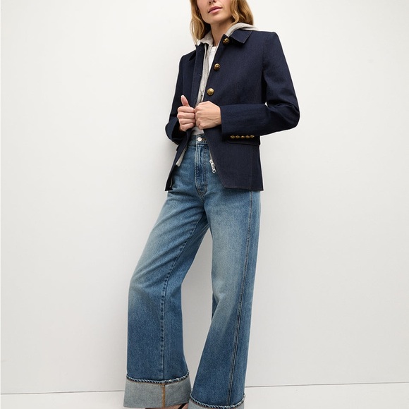 Veronica Beard Aire Denim Dickey Jacket $698 new without tag - Picture 4 of 5